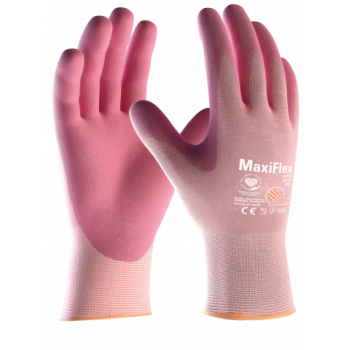 Rękawice Ochronne ATG MaxiFlex Active 34-814 różowe