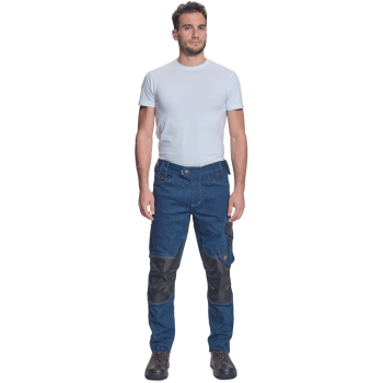 JEANSOWE spodnie robocze długie SLIM FIT CERVA NEURUM DENIM + CORDURA